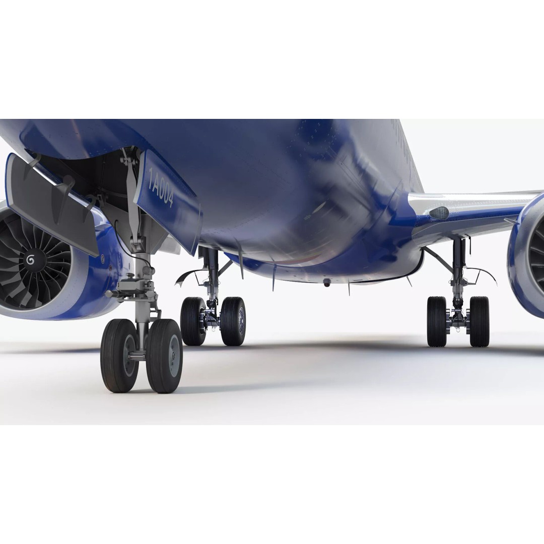 Boeing 737 Max 8 3D Model – Rigged PBR Aircraft for Cinema 4D - View 15