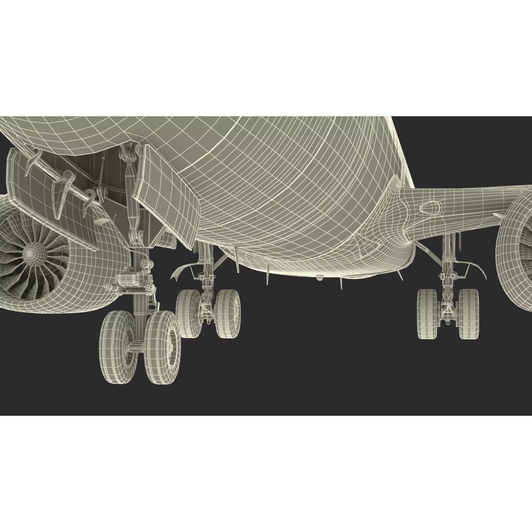 Boeing 737 Max 8 3D Model – Rigged PBR Aircraft for Cinema 4D - View 31