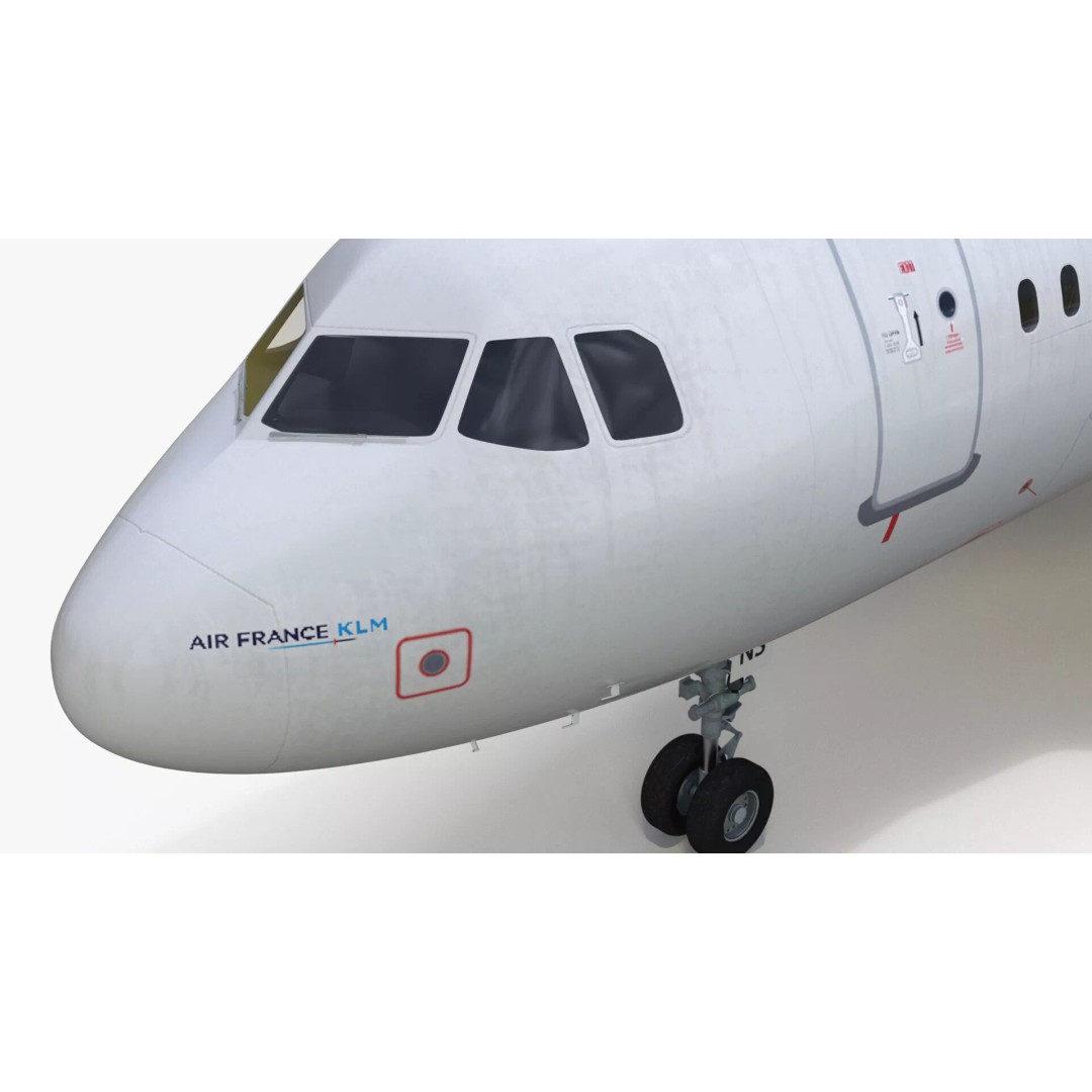 Airbus A319 3D Model – Rigged Aircraft with PBR Textures for Cinema 4D - View 17