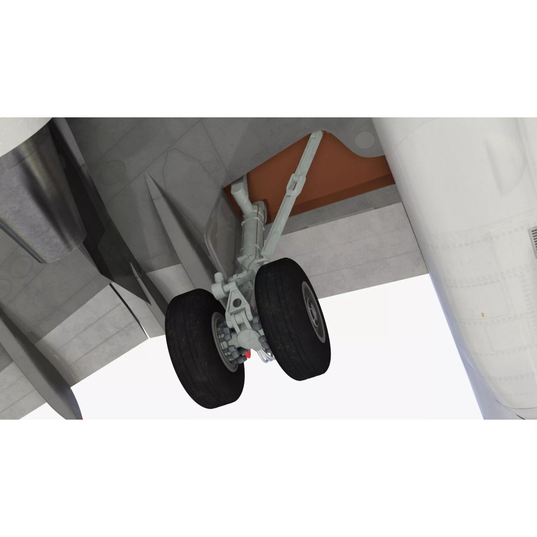 Airbus A319 3D Model – Rigged Aircraft with PBR Textures for Cinema 4D - View 19