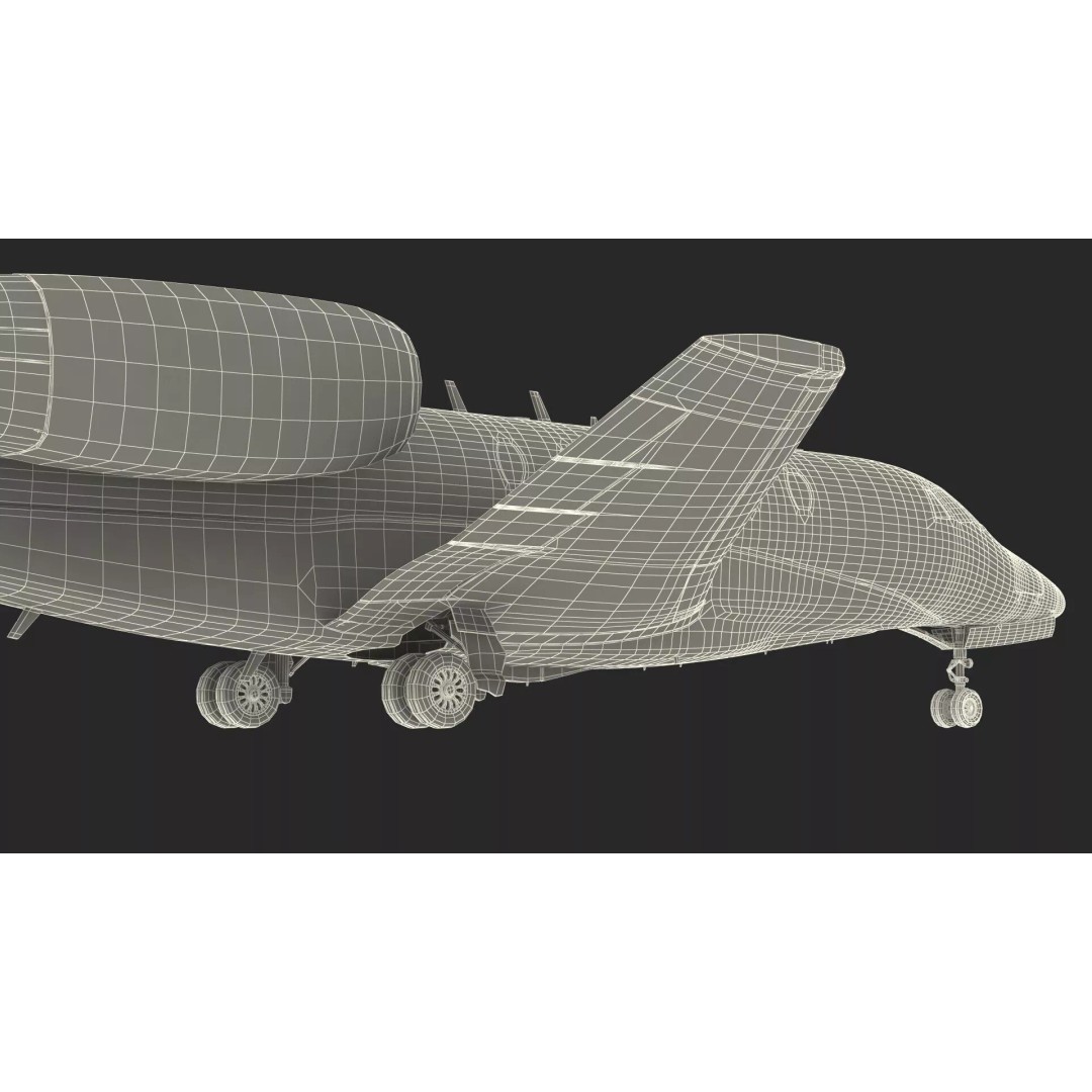 Luxury Private Jet 3D Model – High Poly Aircraft with Interior, FBX - View 33