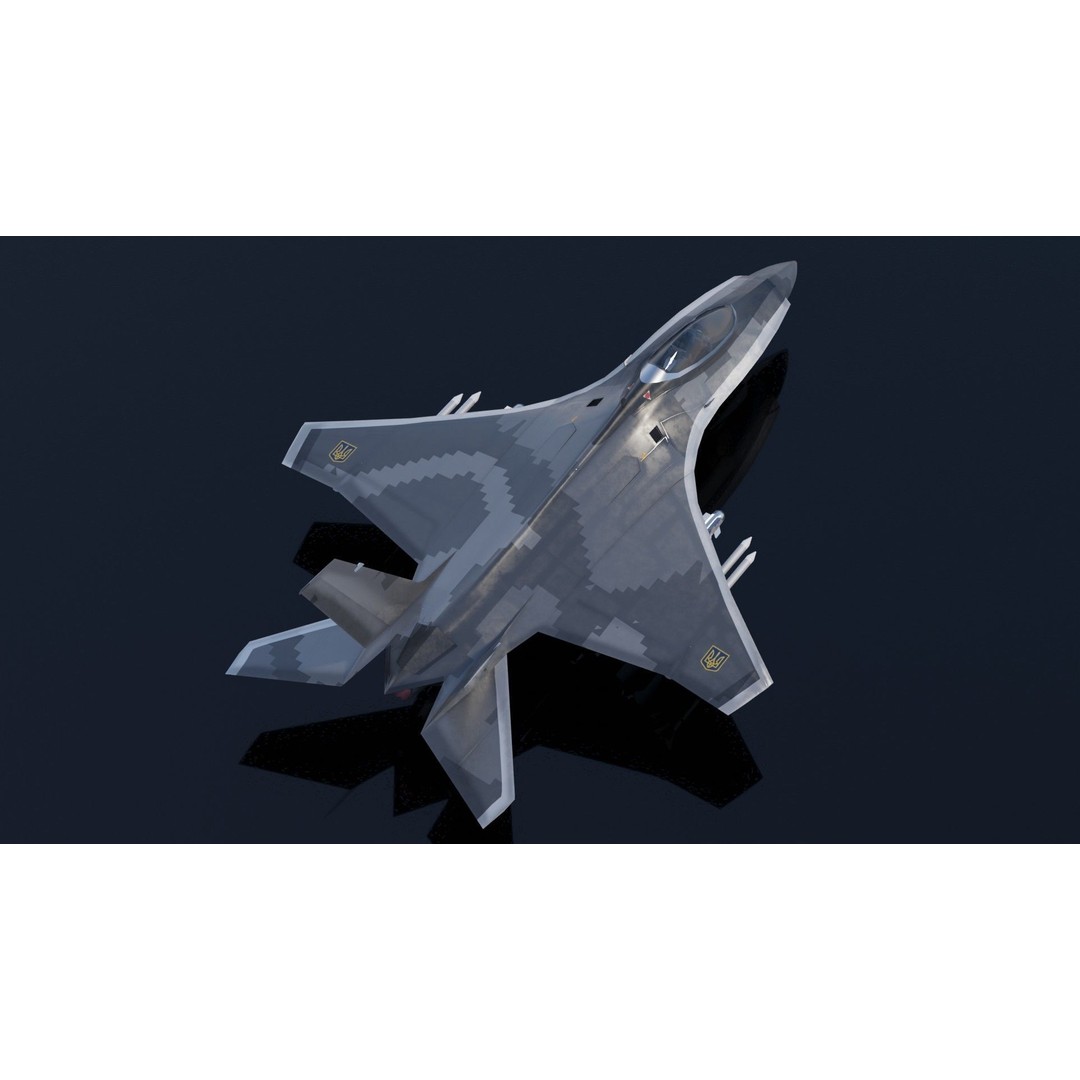MIG-41 PAK DP 3D Model – Low Poly Concept Fighter, FBX - View 8