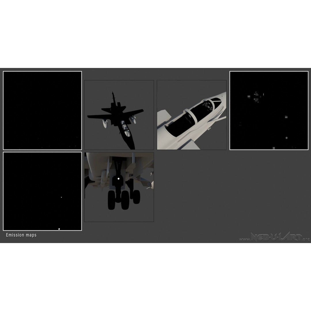 Panavia Tornado ADV F3 3D Model – Rigged Military Aircraft, FBX - View 24