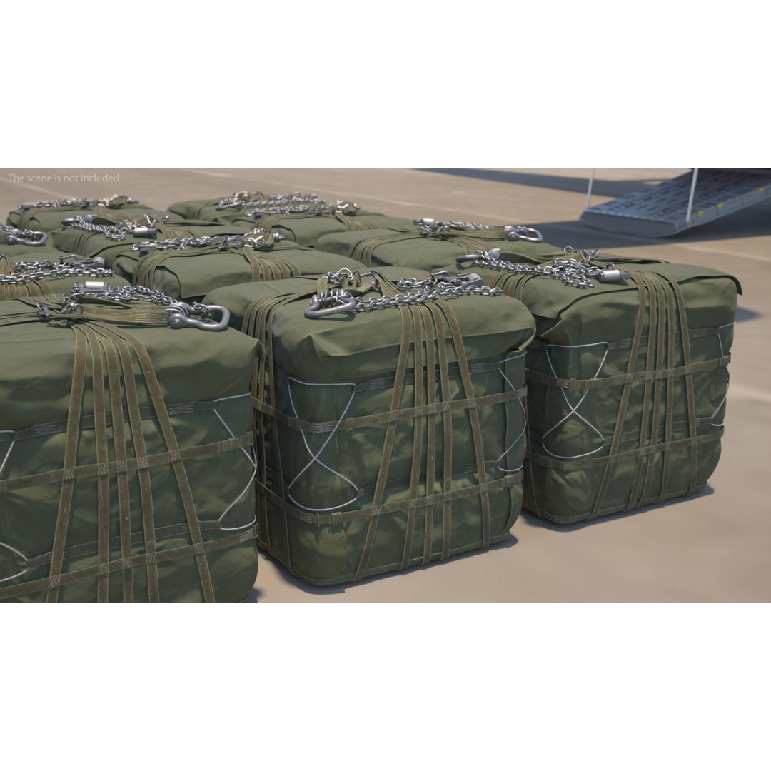 Lockheed C-130 Hercules 3D Model – Rigged Military Aircraft, Cinema 4D - View 10