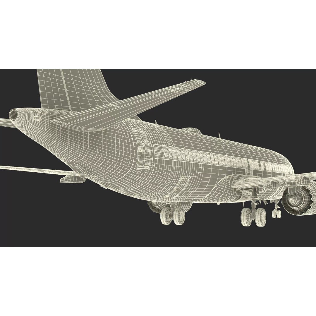 Boeing 737 Max 8 3D Model – Rigged Aircraft for Animation, Maya