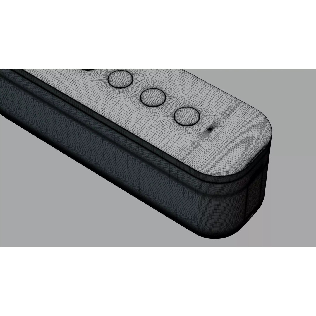 Black Bluetooth Speaker 3D Model – Photorealistic PBR Asset, FBX - View 8