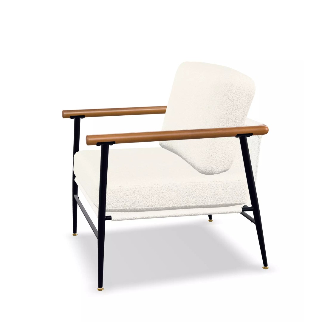Accent Chair 3D Model – Low Poly Game-Ready Asset, FBX & GLB - View 3