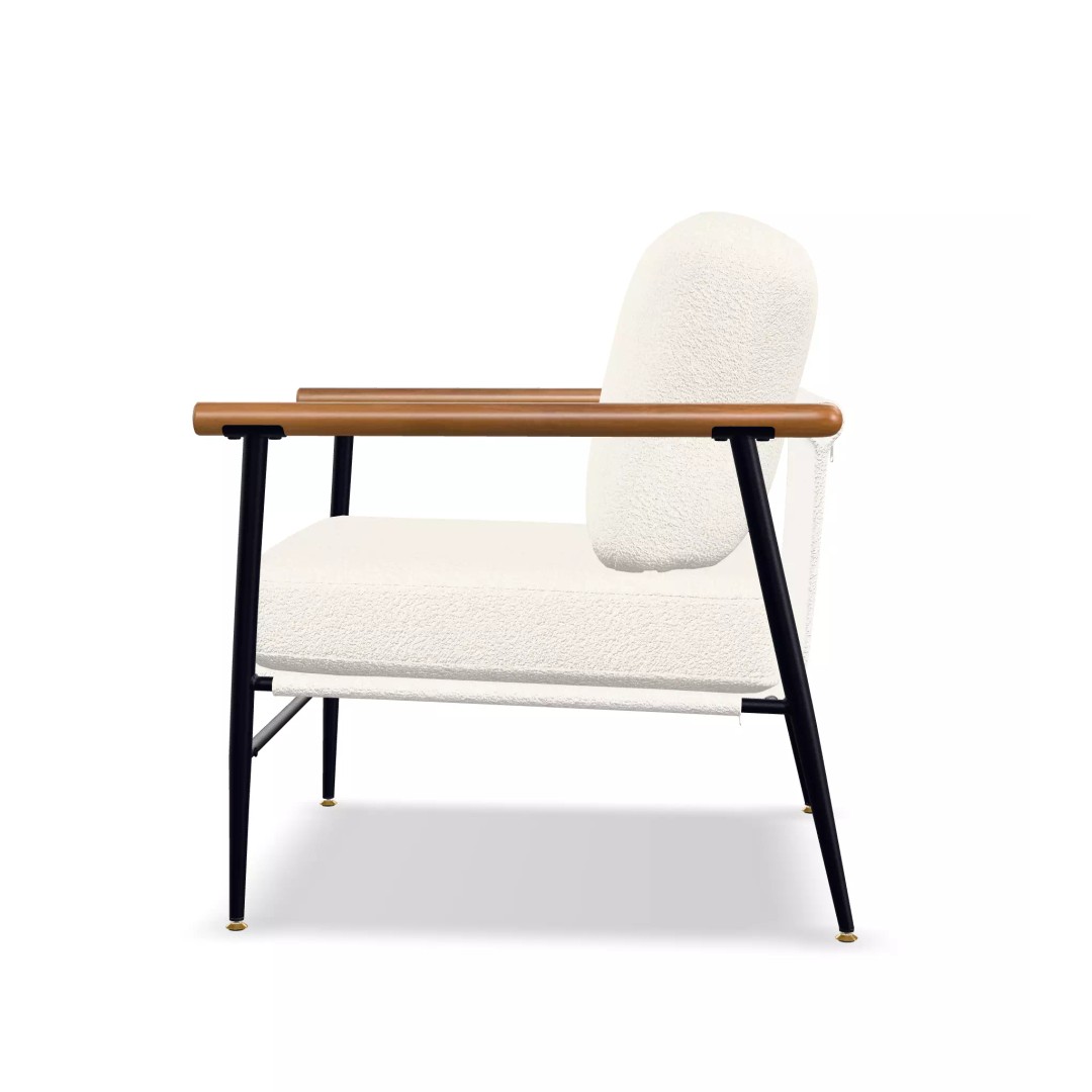 Accent Chair 3D Model – Low Poly Game-Ready Asset, FBX & GLB - View 4