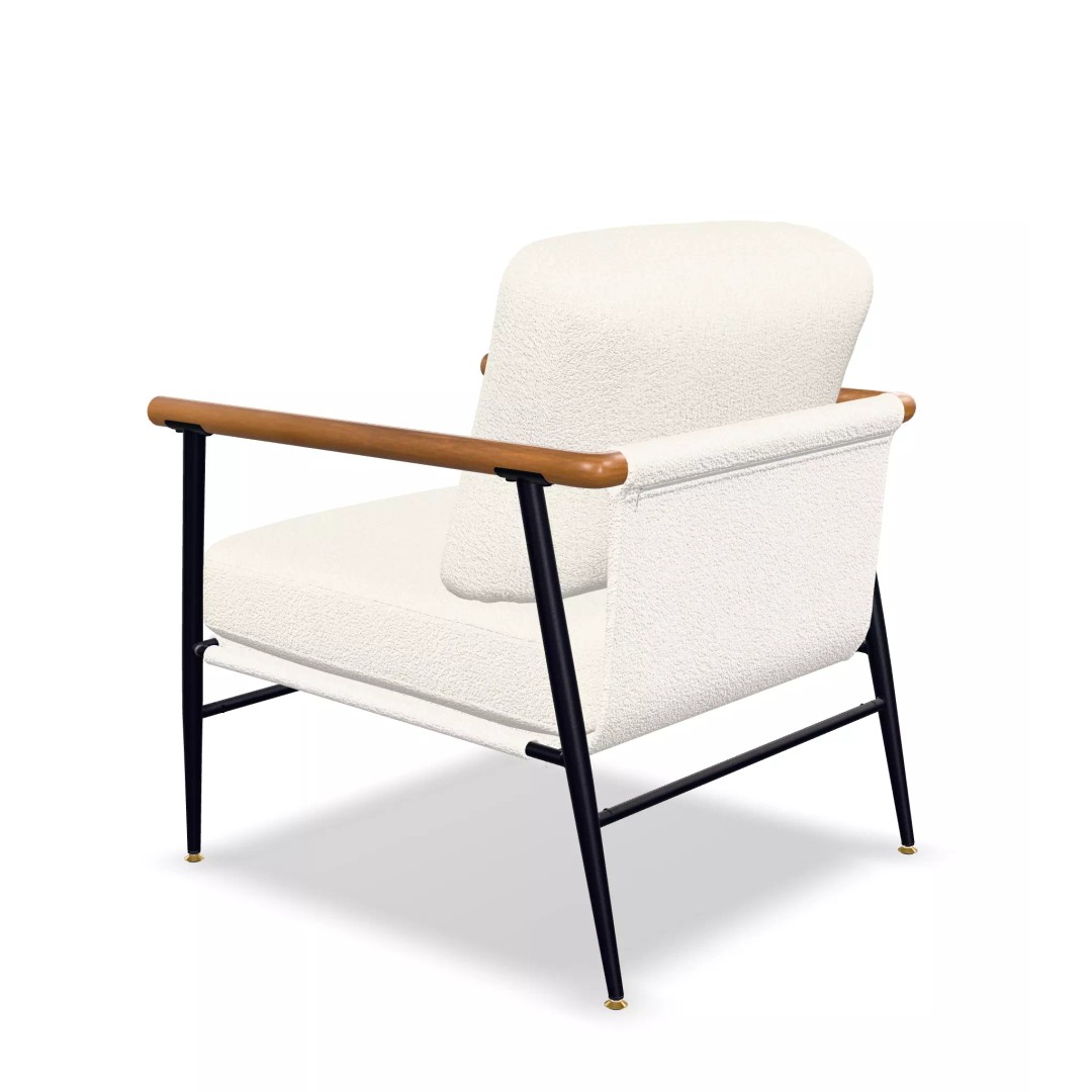 Accent Chair 3D Model – Low Poly Game-Ready Asset, FBX & GLB - View 5