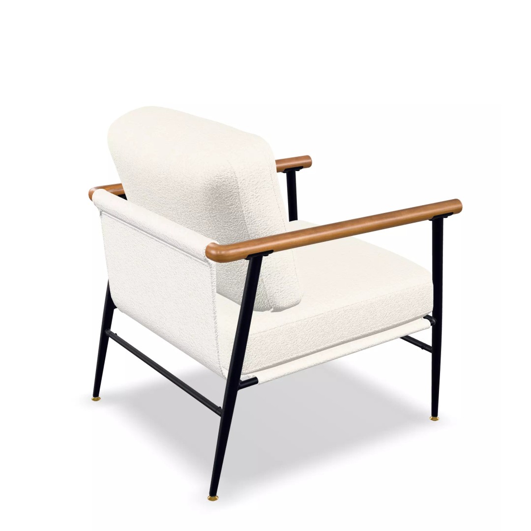 Accent Chair 3D Model – Low Poly Game-Ready Asset, FBX & GLB - View 7