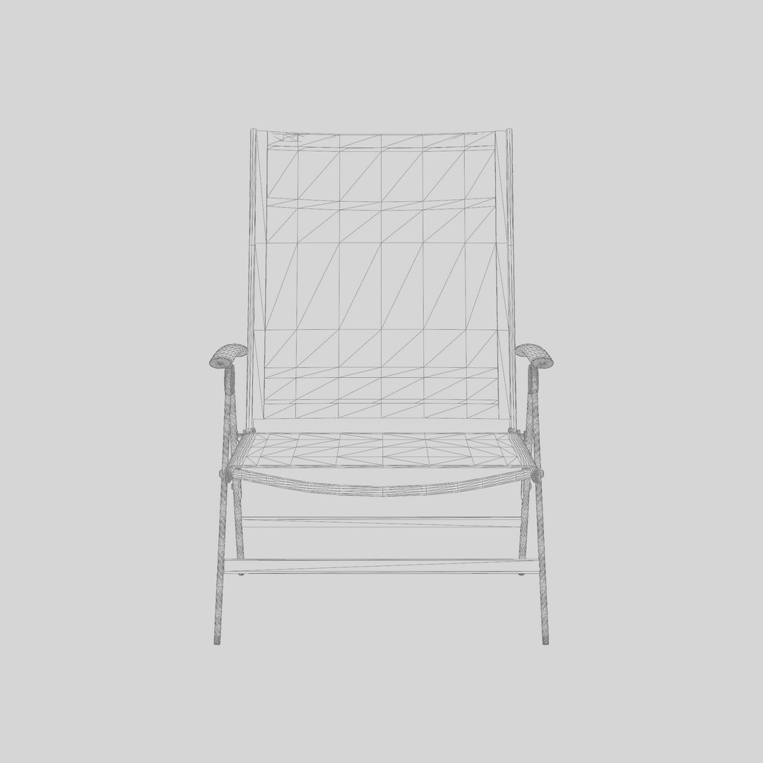 Blackstone Chair 3D Model – Low Poly PBR Asset for AR and VTO
