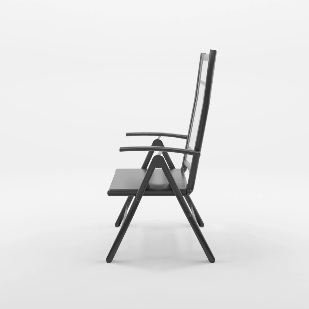Blackstone Chair 3D Model – Low Poly PBR Asset for AR and VTO - View 2