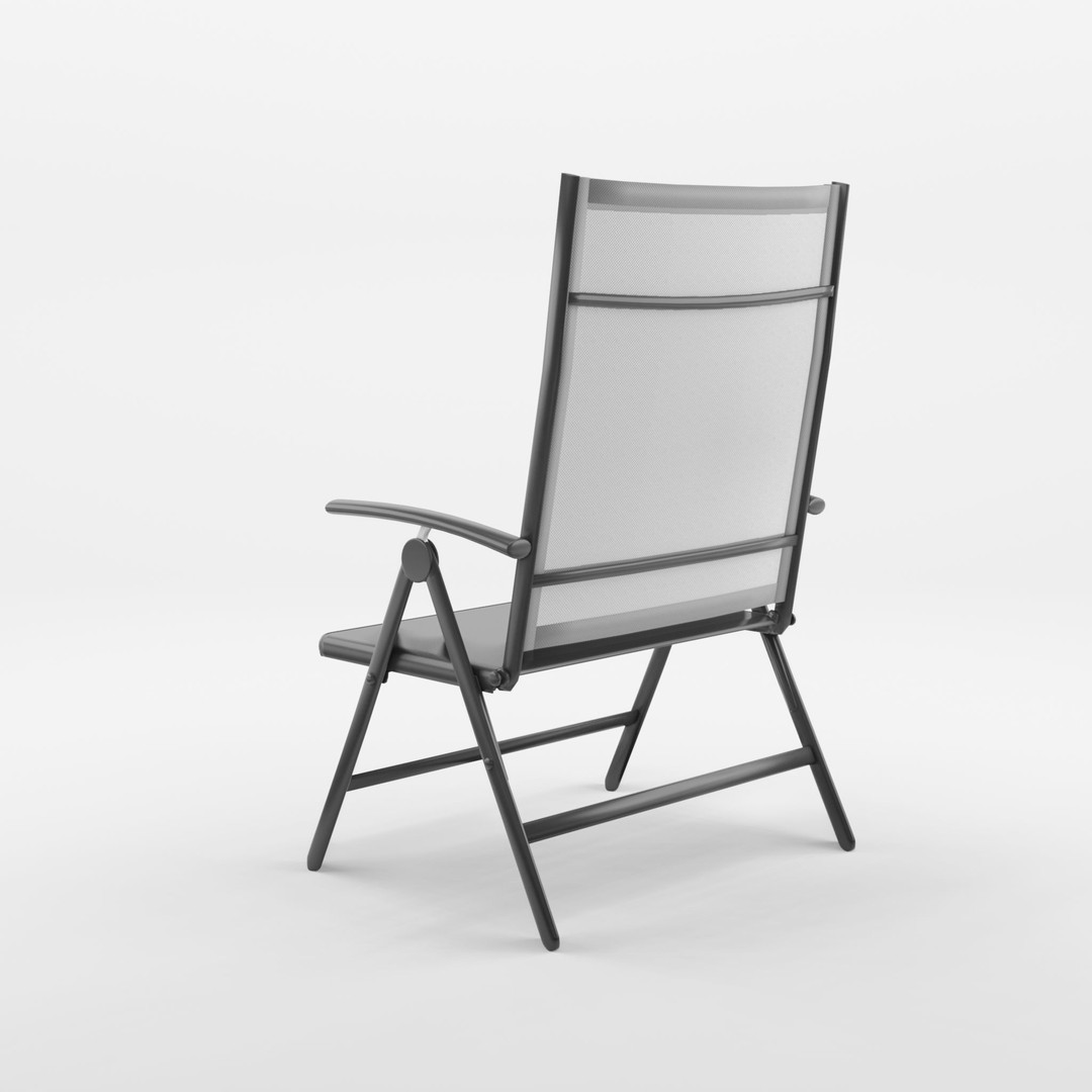 Blackstone Chair 3D Model – Low Poly PBR Asset for AR and VTO - View 4