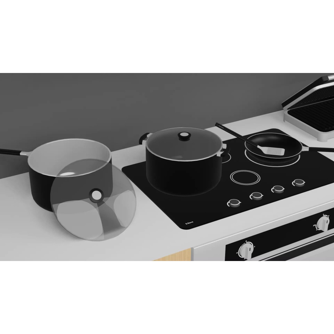 Kitchen Pack 3D Model – Low Poly Game Ready Asset, FBX, Blender - View 8