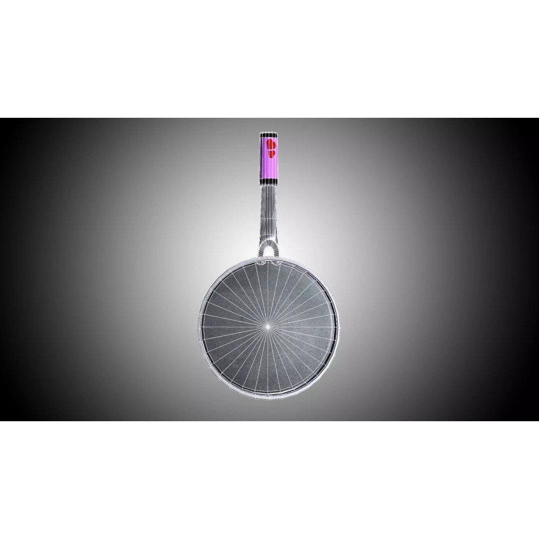Frying Pan 3D Model – Low Poly Kitchenware for Game Ready Rendering - View 6