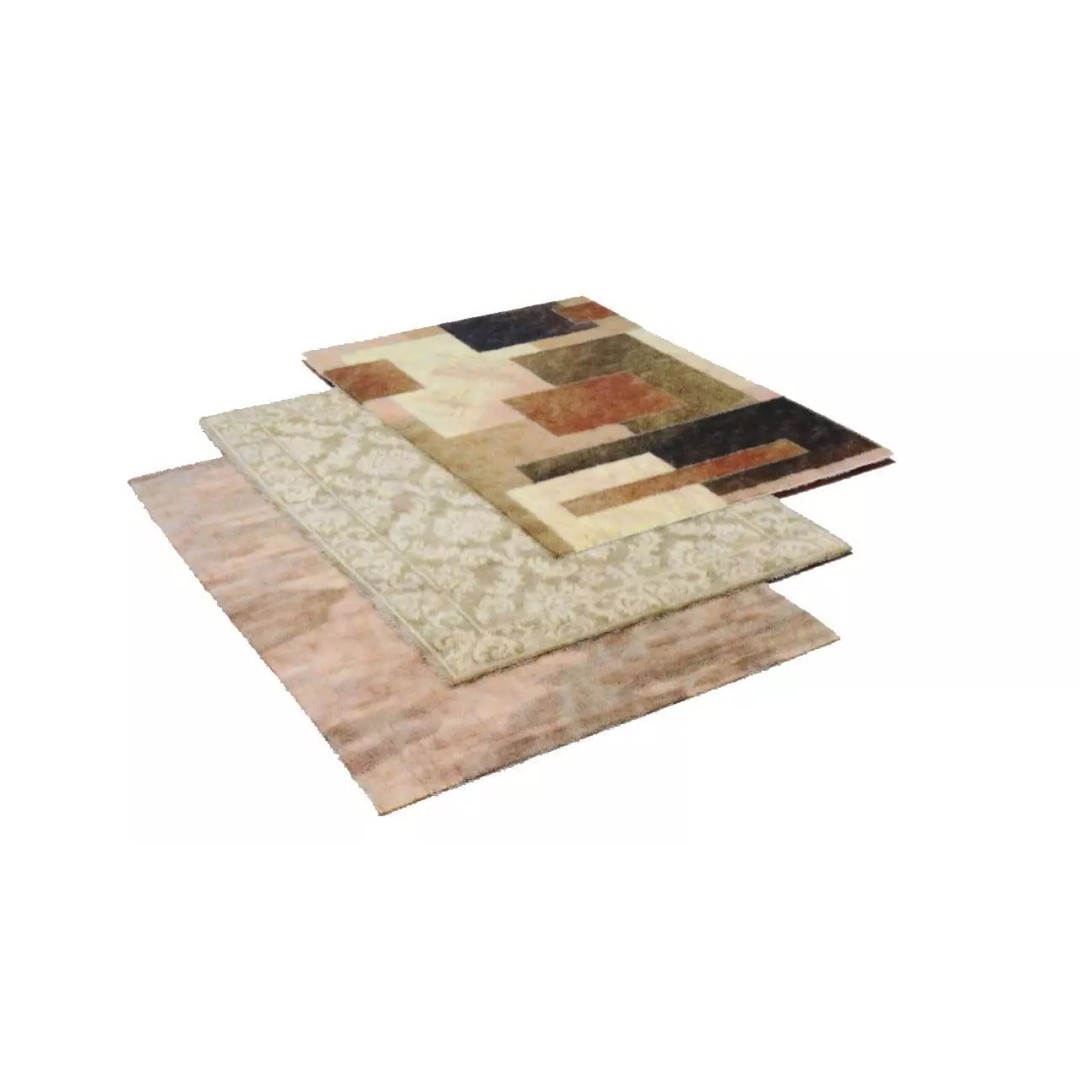 Carpet 3D Model – Low Poly Interior Asset, FBX, OBJ, Archviz - View 2