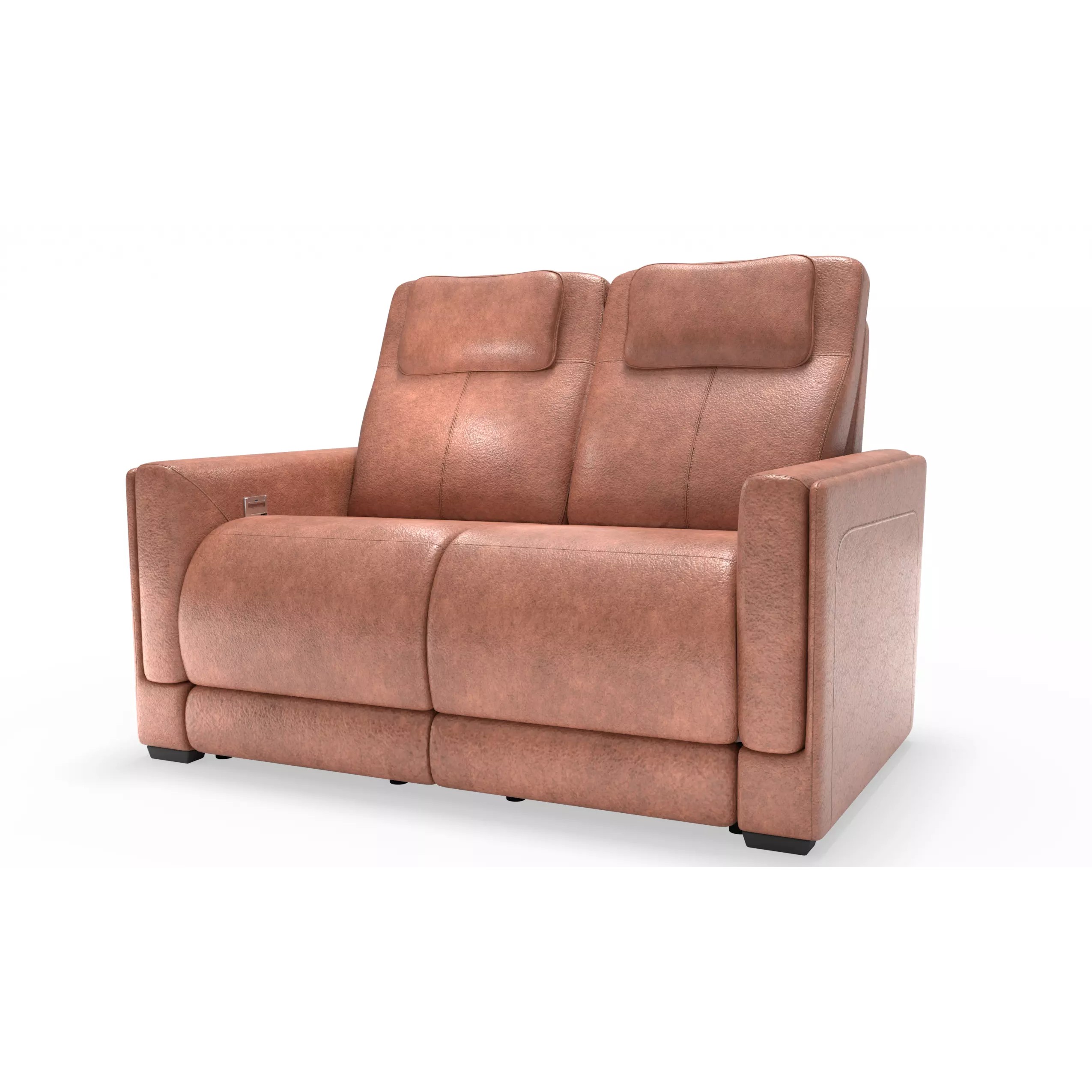 Modern Recliner Sofa - Game-Ready 3D Model - View 4