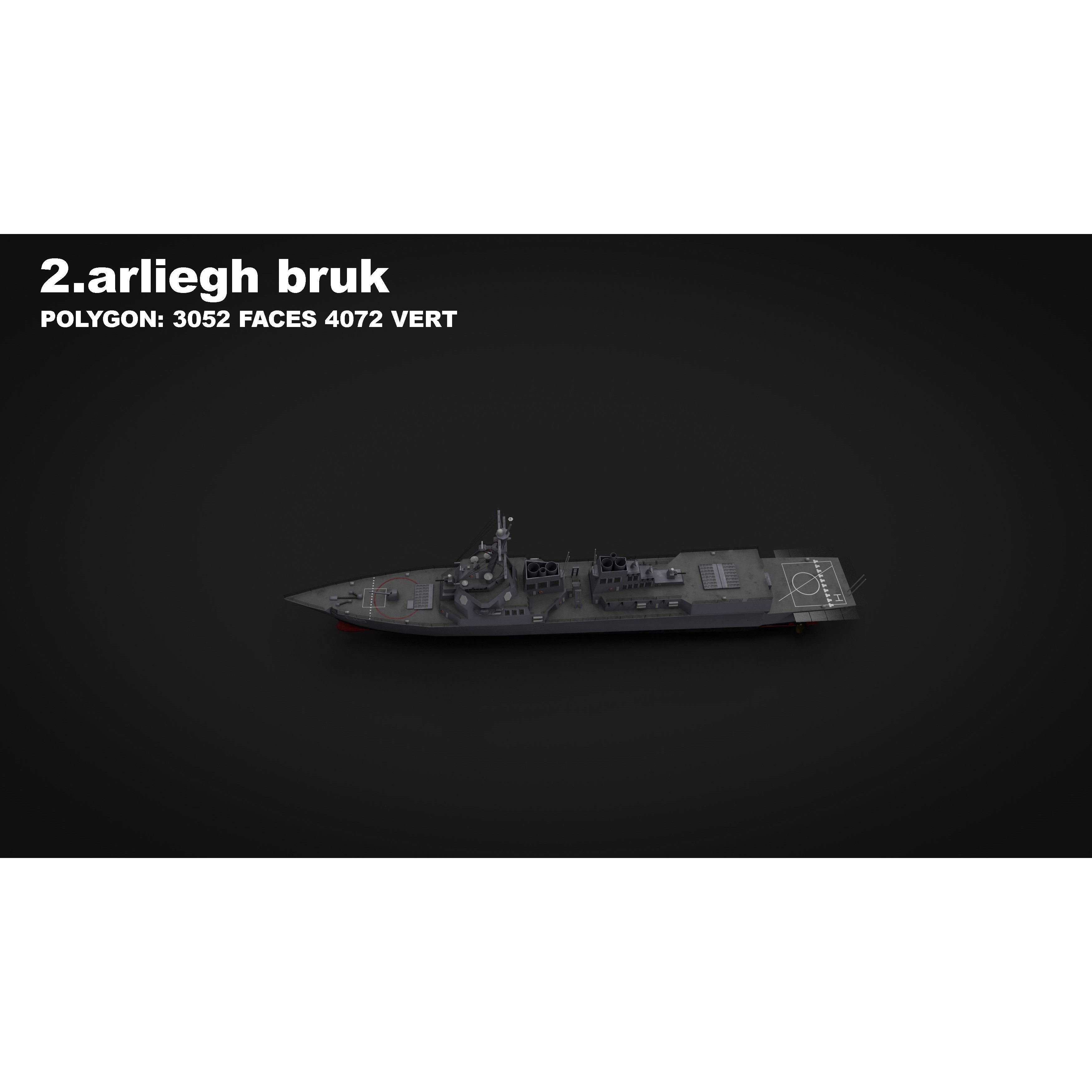 15 in 1 Navy Watercraft - Low-Poly Game-Ready 3D Model - View 11