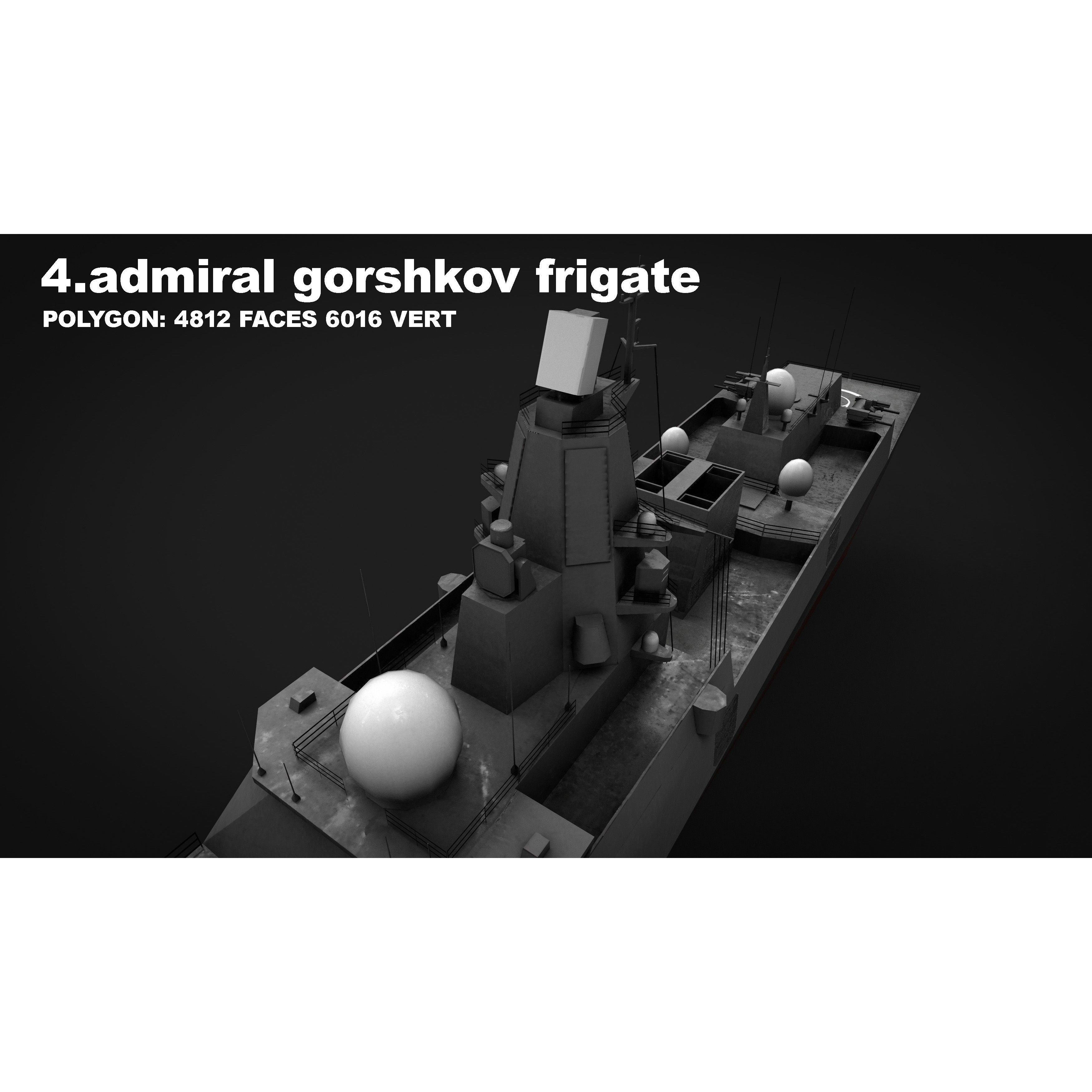 15 in 1 Navy Watercraft - Low-Poly Game-Ready 3D Model - View 18