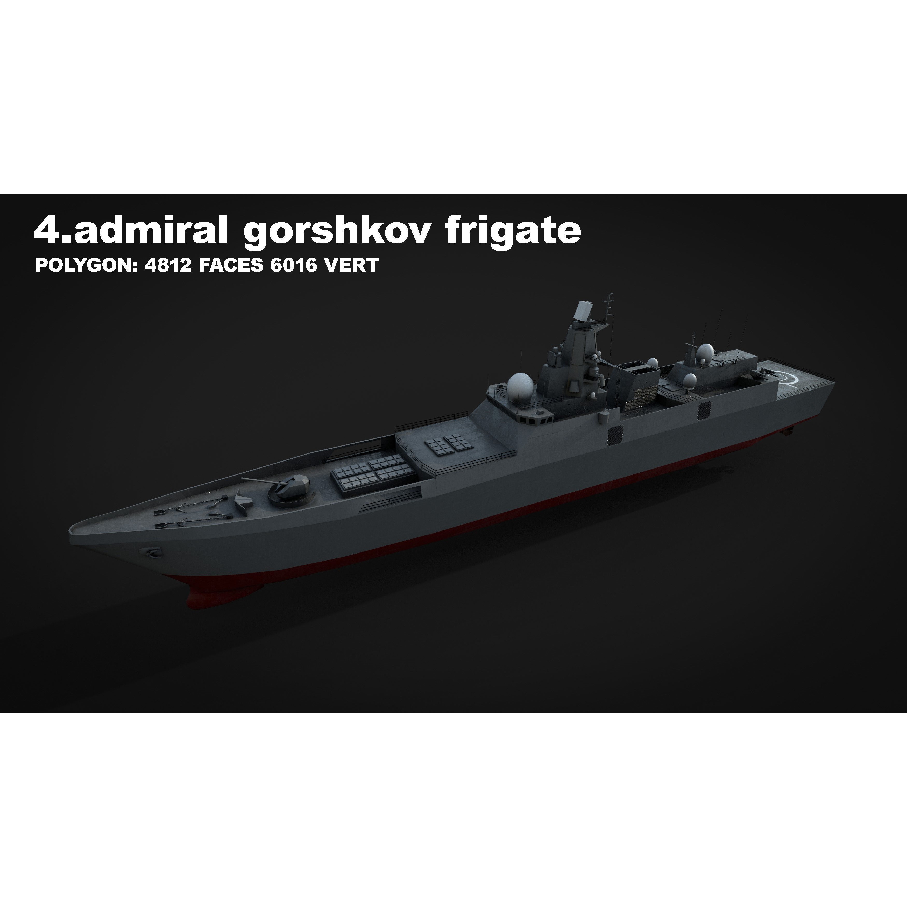 15 in 1 Navy Watercraft - Low-Poly Game-Ready 3D Model - View 19