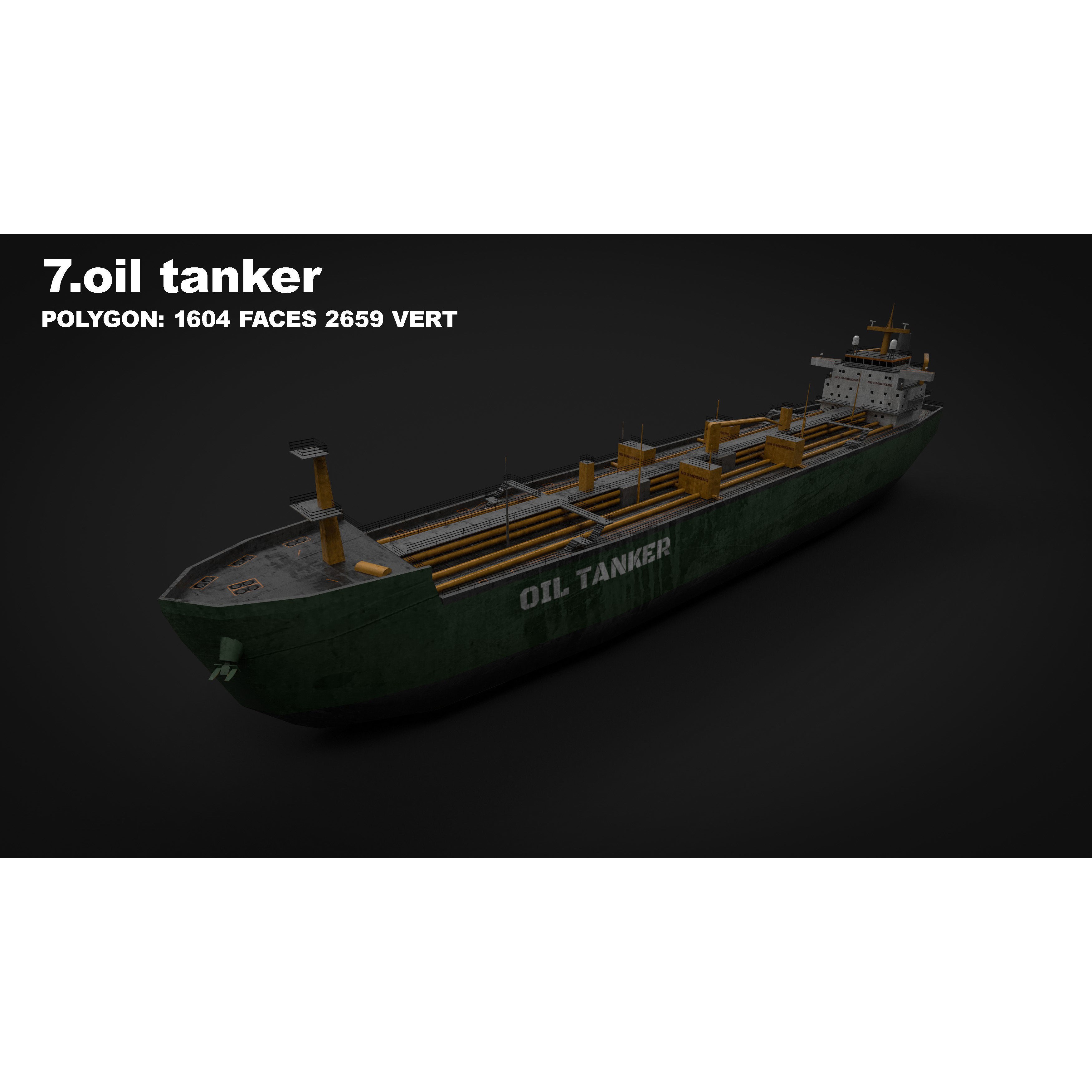 15 in 1 Navy Watercraft - Low-Poly Game-Ready 3D Model - View 26