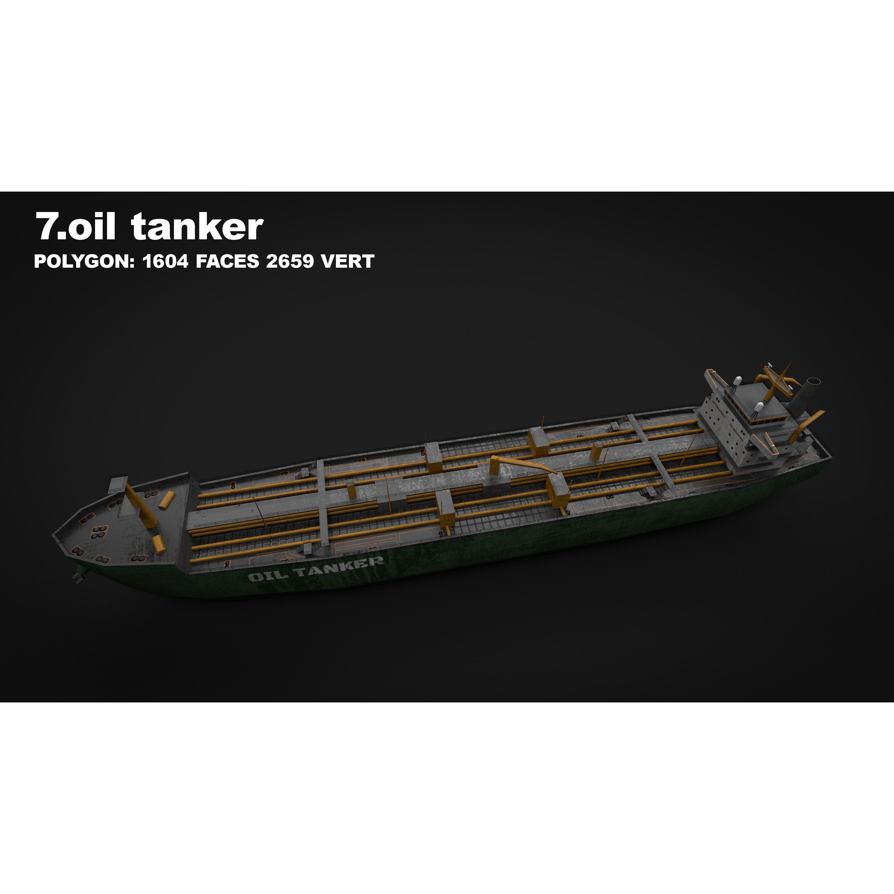 15 in 1 Navy Watercraft - Low-Poly Game-Ready 3D Model - View 28