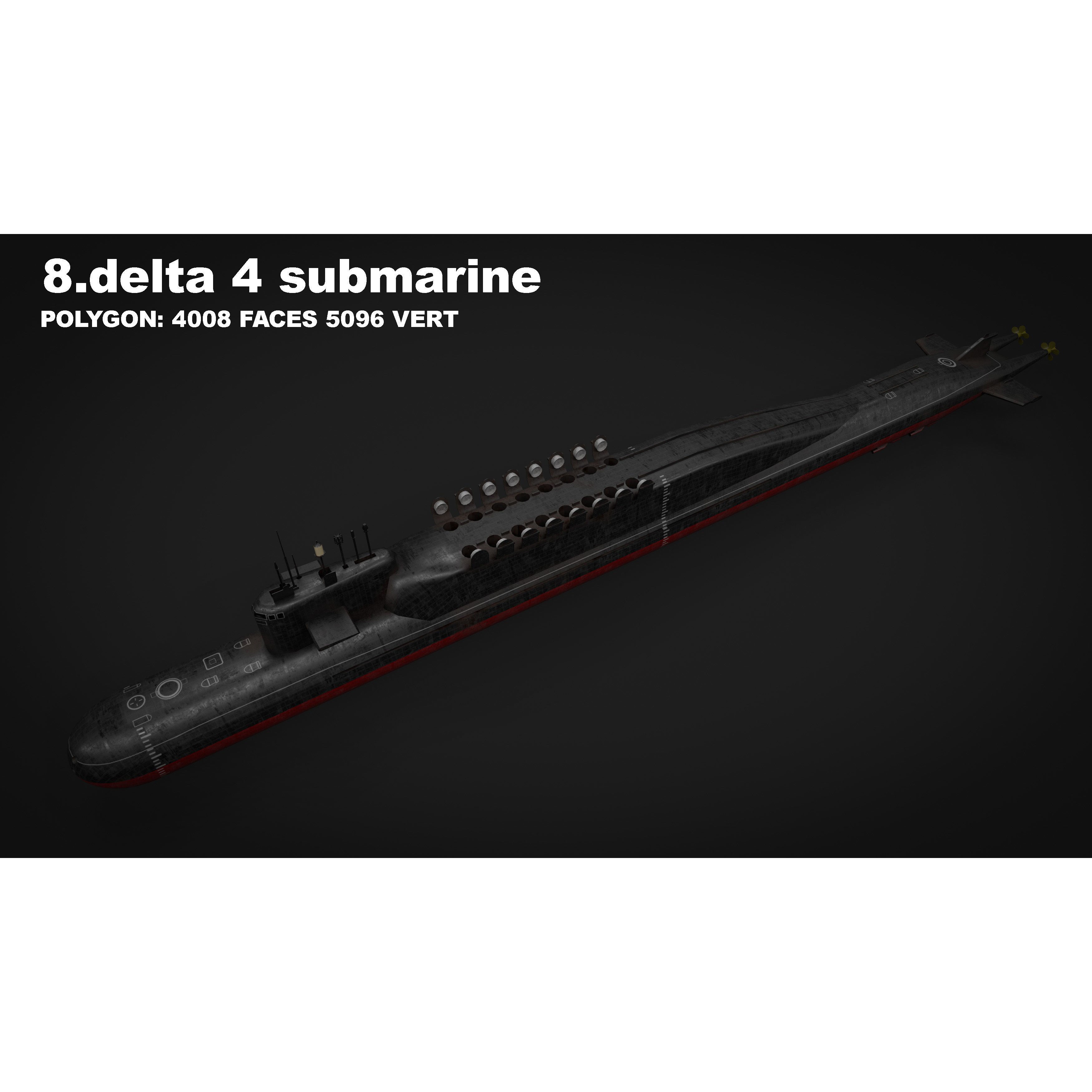 15 in 1 Navy Watercraft - Low-Poly Game-Ready 3D Model - View 32