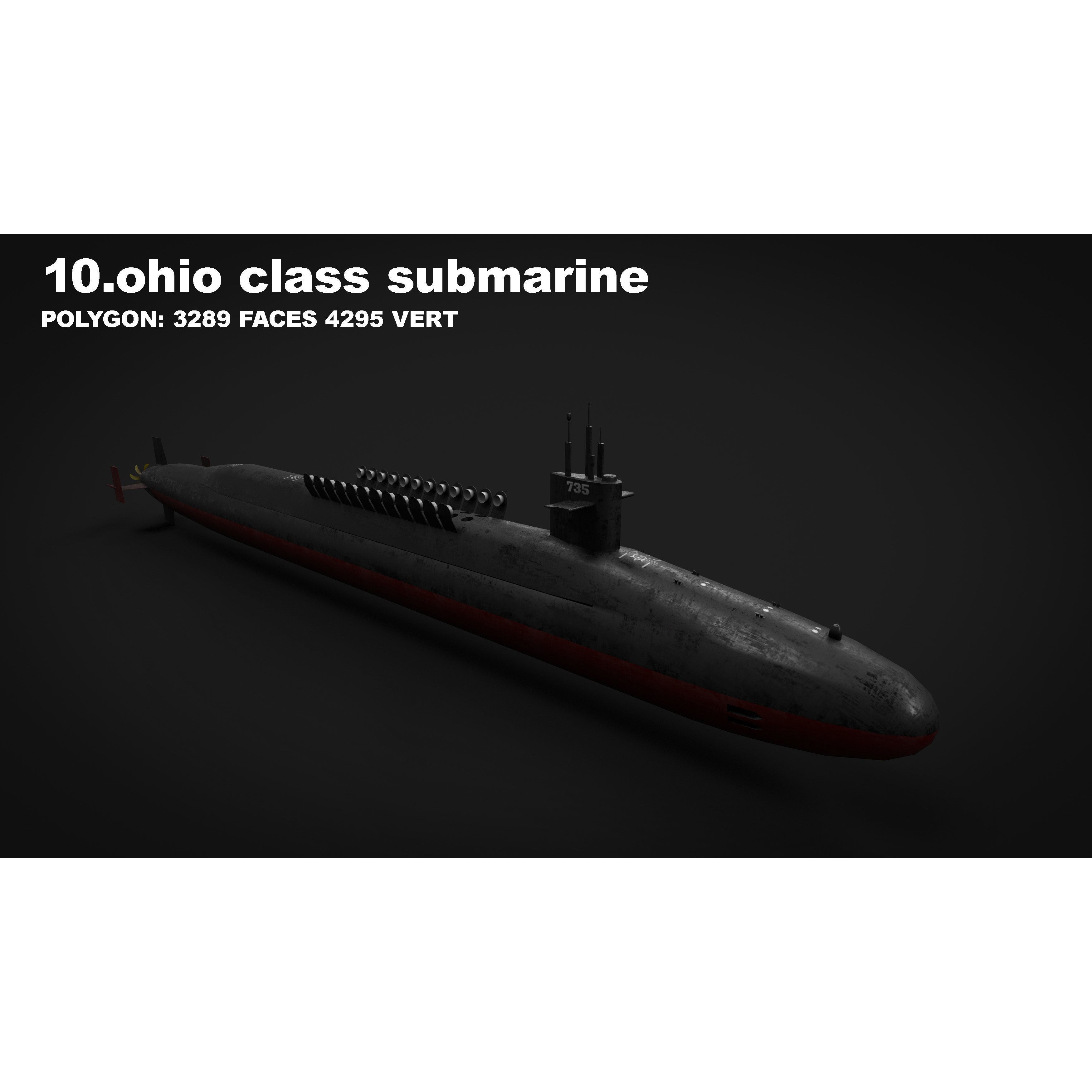 15 in 1 Navy Watercraft - Low-Poly Game-Ready 3D Model - View 37