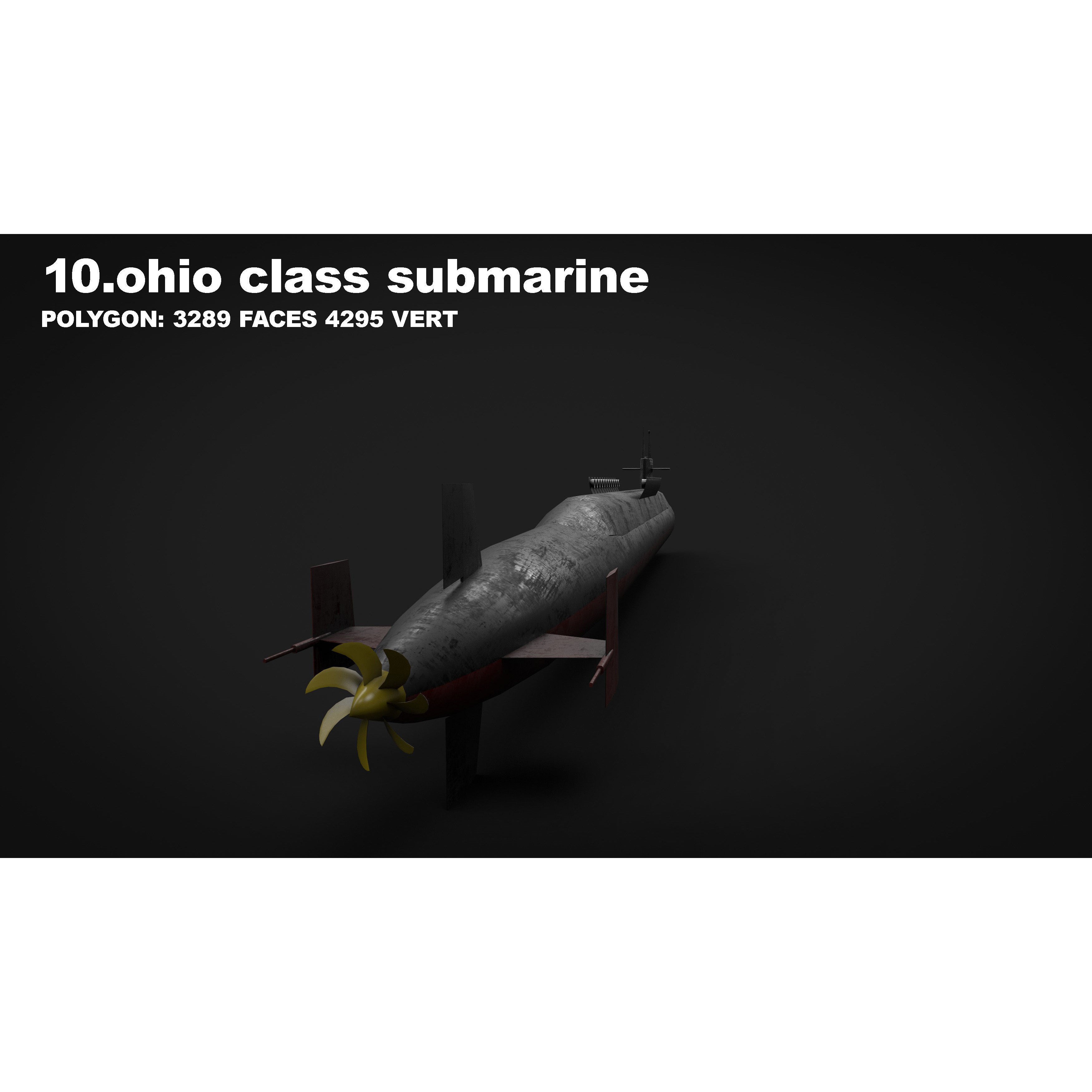 15 in 1 Navy Watercraft - Low-Poly Game-Ready 3D Model - View 38