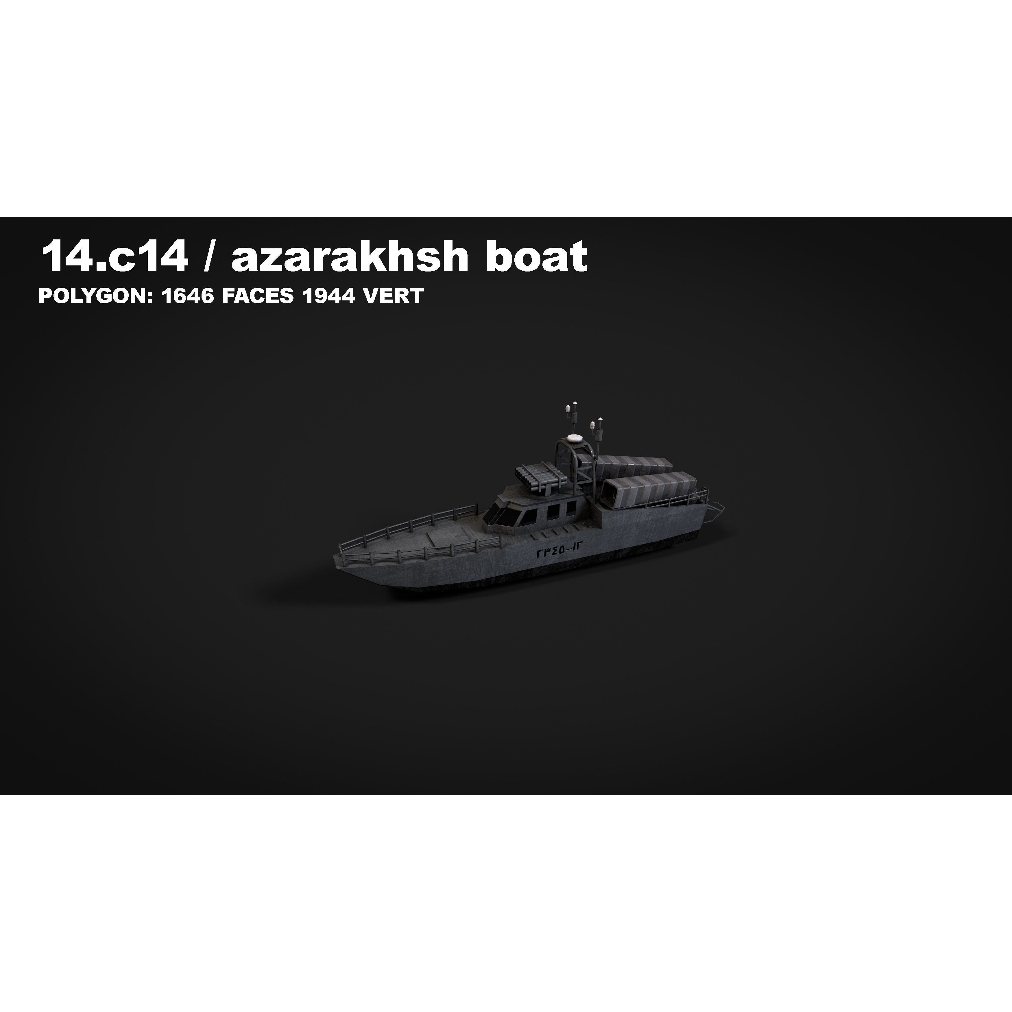 15 in 1 Navy Watercraft - Low-Poly Game-Ready 3D Model - View 51