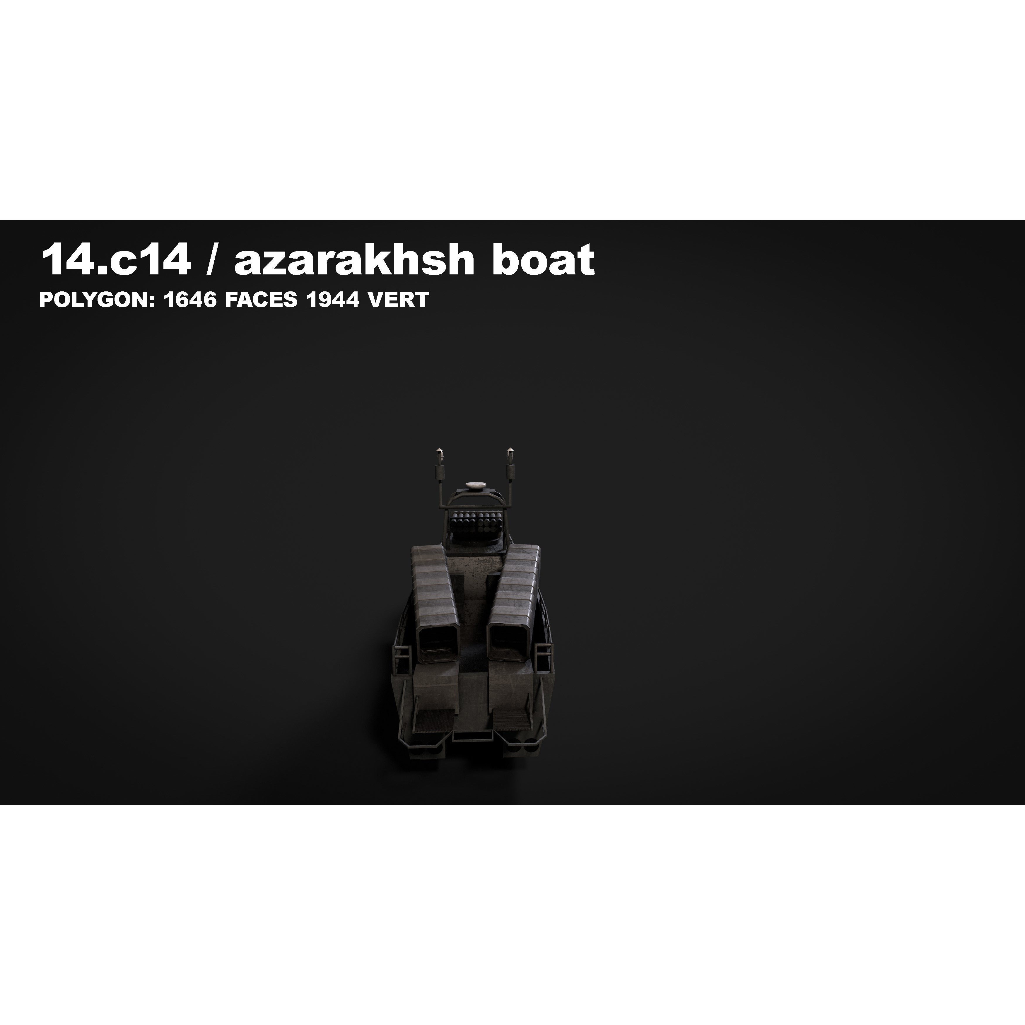 15 in 1 Navy Watercraft - Low-Poly Game-Ready 3D Model - View 53