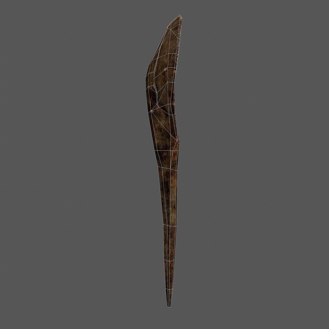 Medieval Spoon 3D Model – Low Poly PBR Kitchenware, FBX - View 25