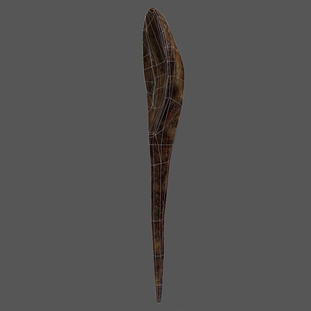Medieval Spoon 3D Model – Low Poly PBR Kitchenware, FBX - View 29