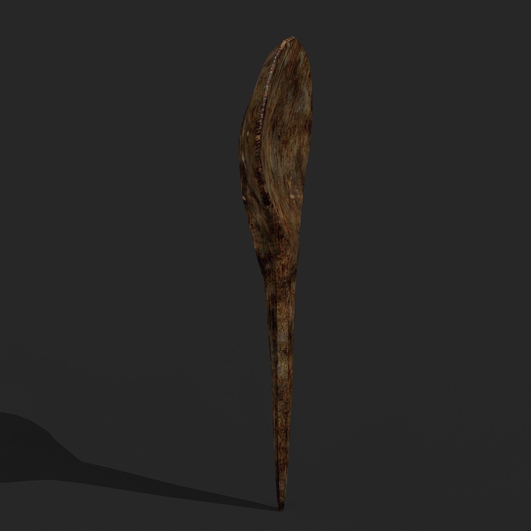 Medieval Spoon 3D Model – Low Poly PBR Kitchenware, FBX - View 7