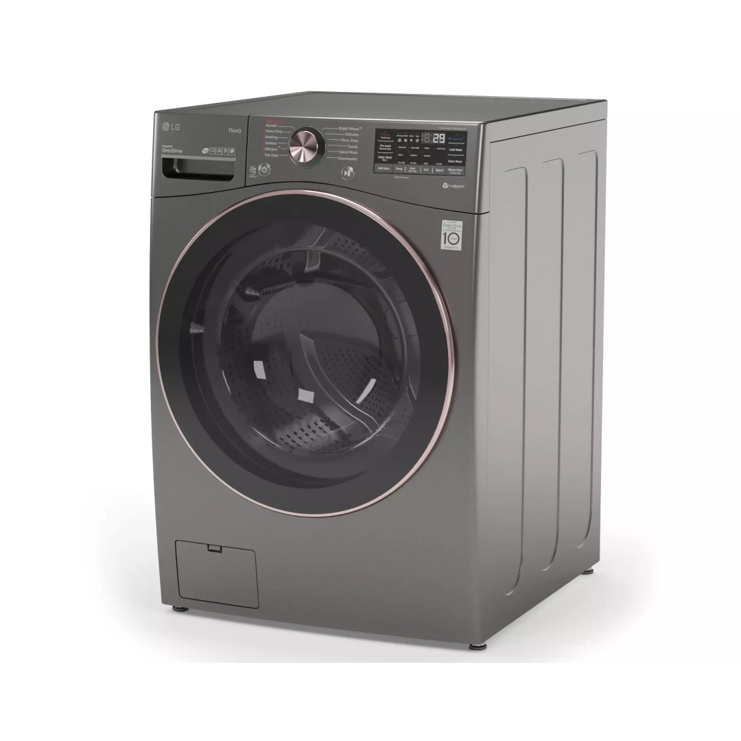 LG Washing Machine 3D Model – High Poly PBR Asset, FBX & OBJ - View 2