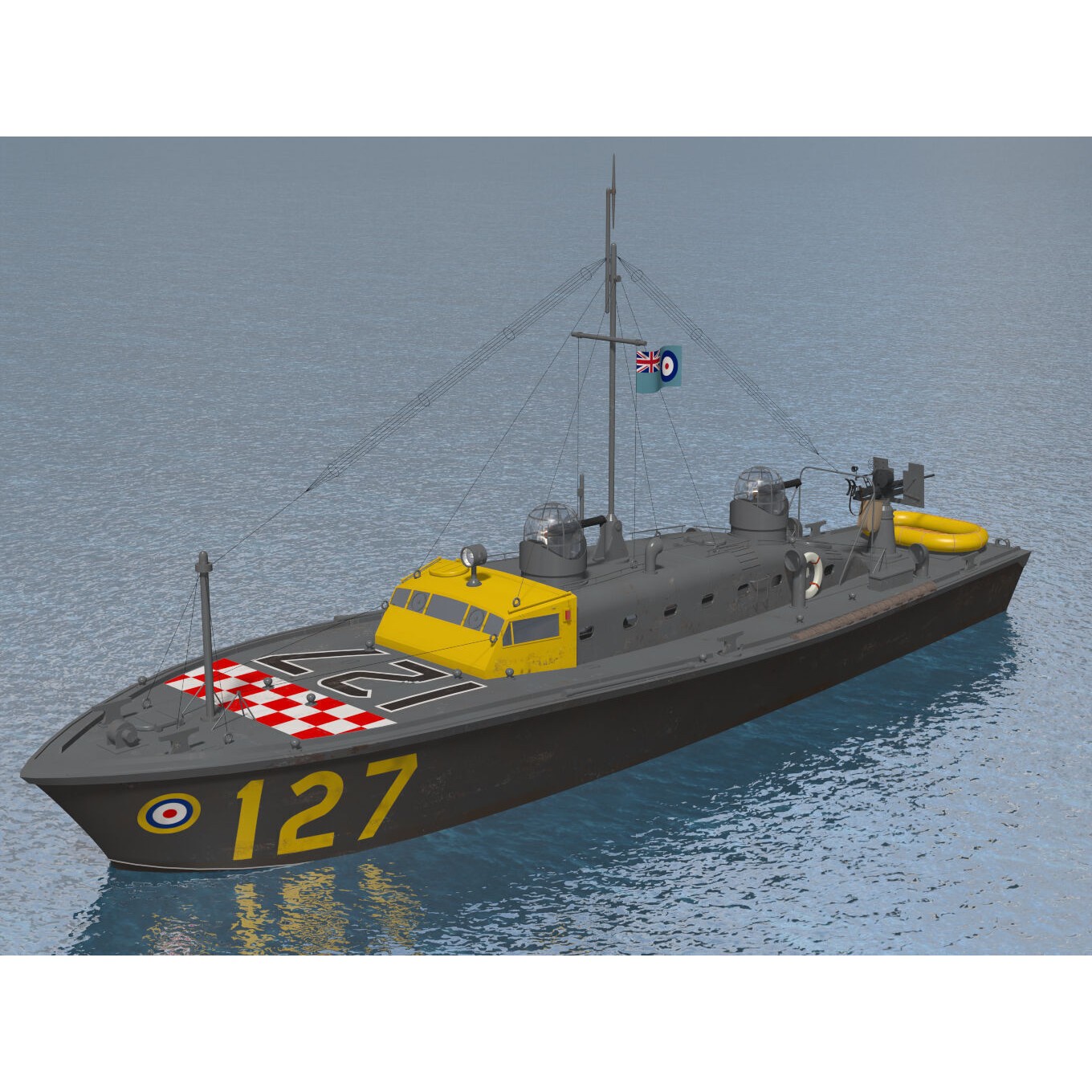 Type Two 63 ft HSL - Detailed 3D Model - View 3