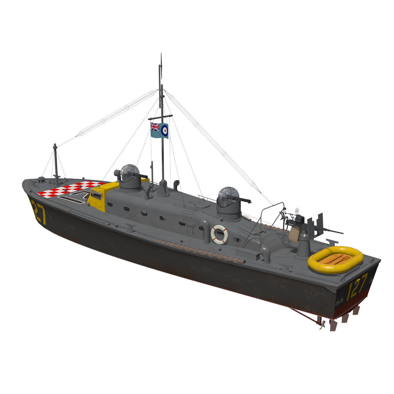 Type Two 63 ft HSL - Detailed 3D Model - View 4