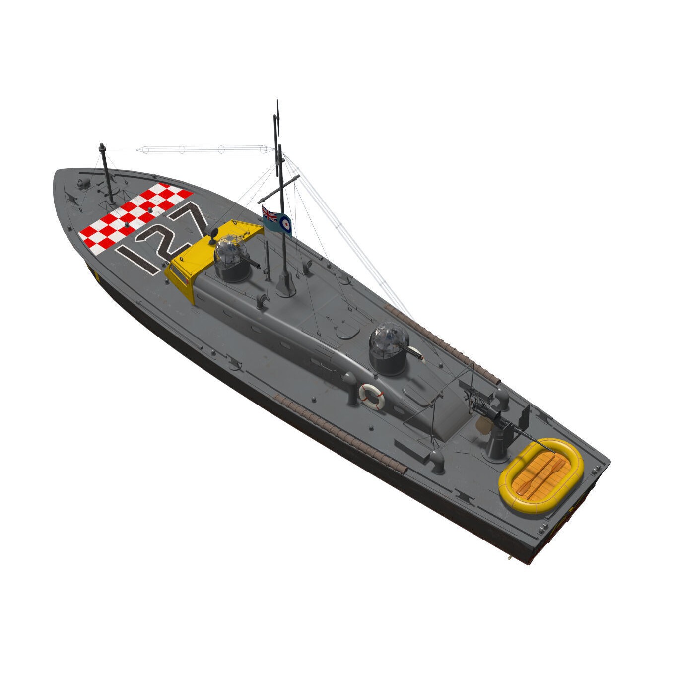 Type Two 63 ft HSL - Detailed 3D Model - View 9