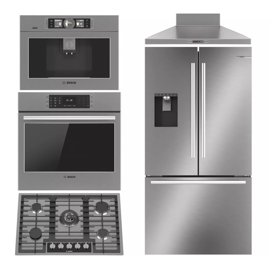 BOSCH Kitchen Appliance Collection 3D Model – PBR Textured, FBX, OBJ - View 2