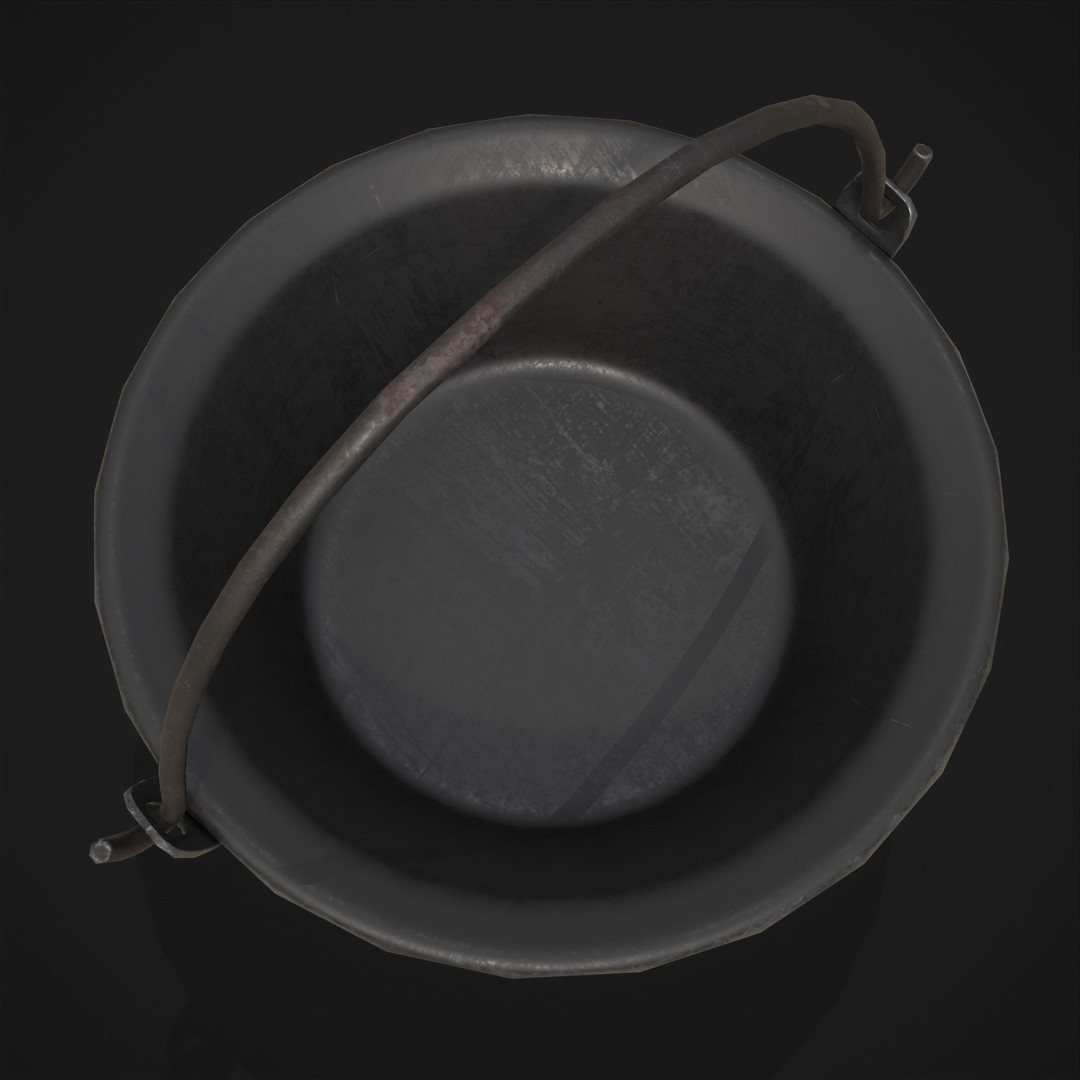 Cooking Pot 3D Model – Low Poly PBR Asset for Games, FBX - View 16