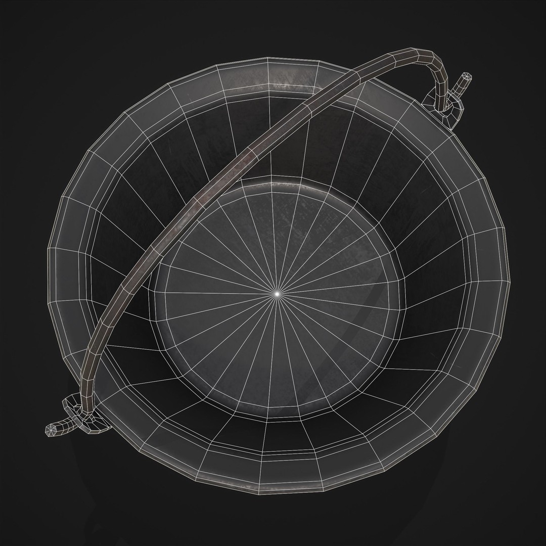 Cooking Pot 3D Model – Low Poly PBR Asset for Games, FBX - View 17