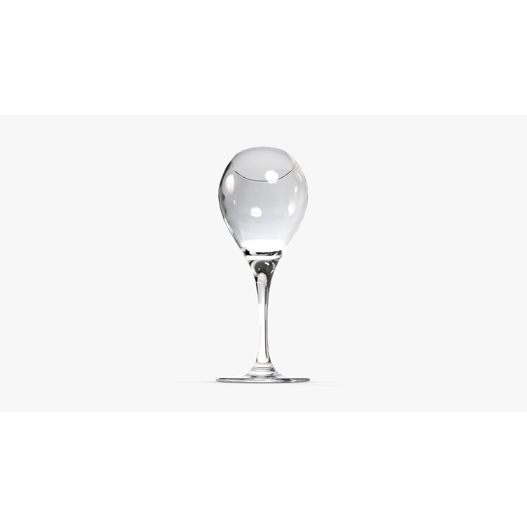 Sauternes Glass 3D Model – Low Poly Kitchenware for Game Development - View 6