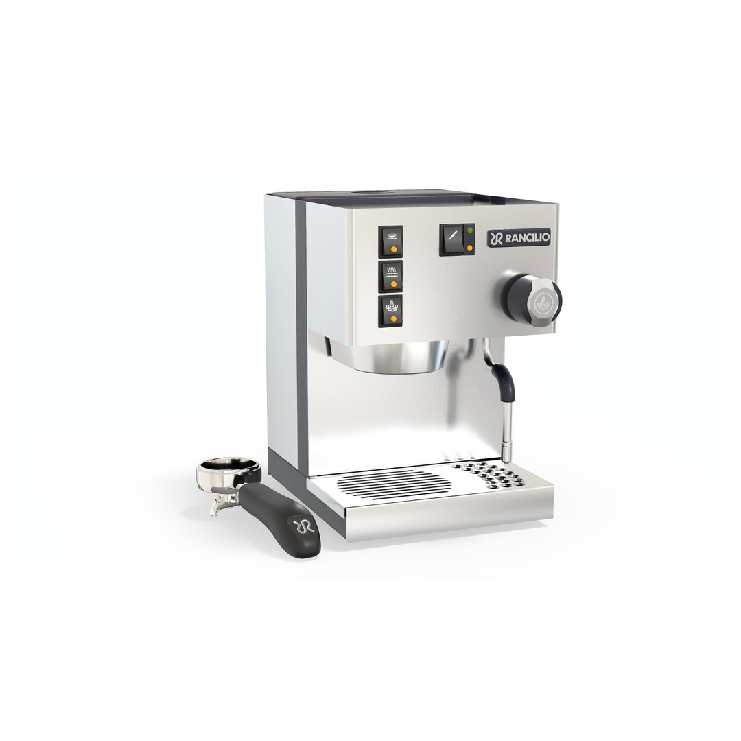 Rancilio Silvia Espresso Machine 3D Model – Low Poly PBR Kitchenware - View 10