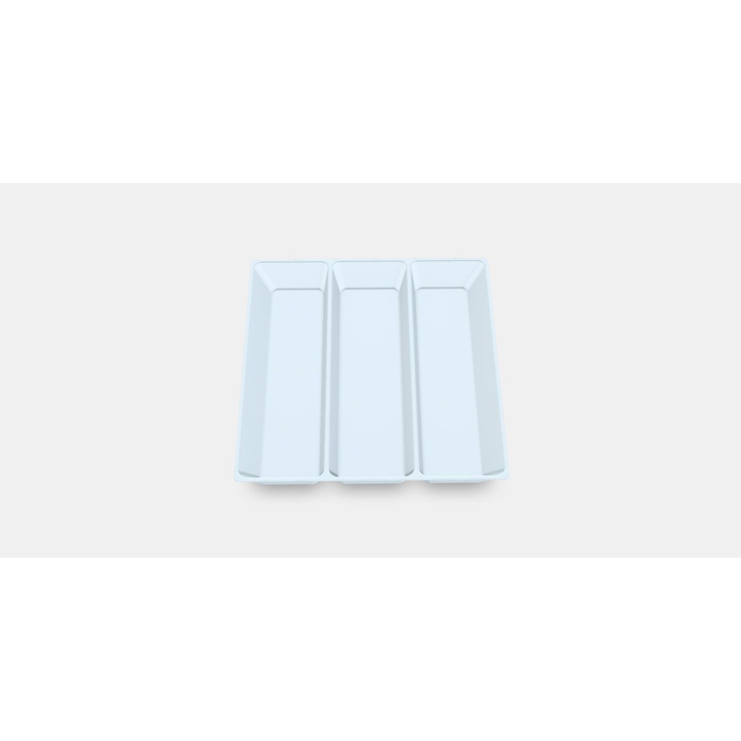 UPPDATERA Cutlery Tray 3D Model – Low Poly Organizer with PBR Textures - View 3