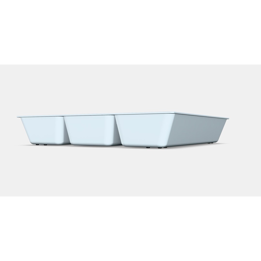 UPPDATERA Cutlery Tray 3D Model – Low Poly Organizer with PBR Textures - View 7