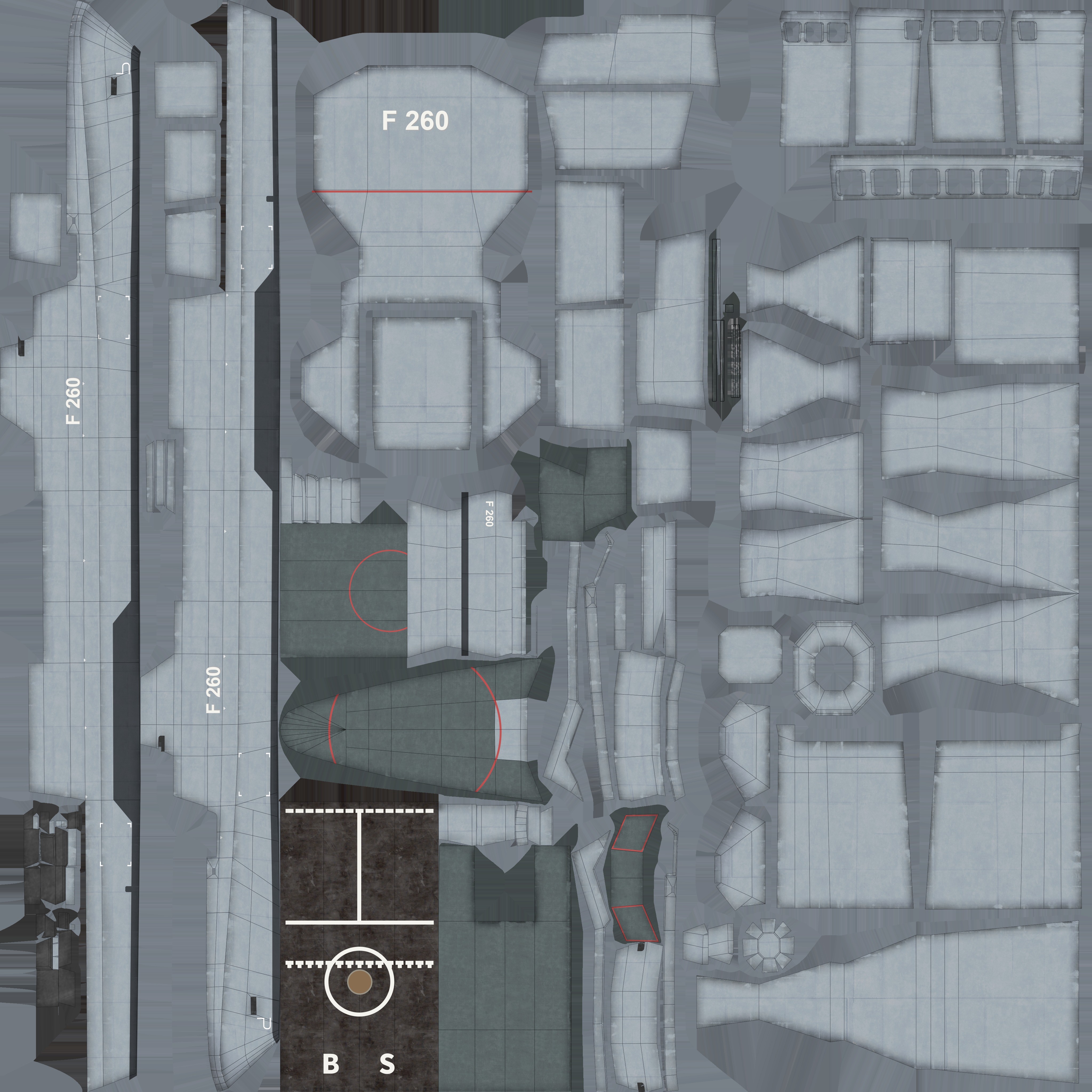 German Braunschweig Class Corvette - Low-Poly Game-Ready 3D Model