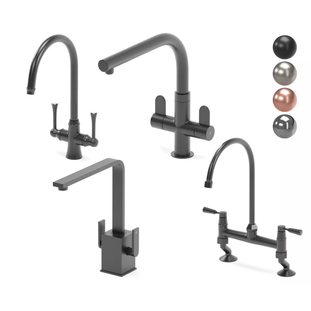 RANGEMASTER Kitchen Faucet 3D Model – Modern Design, PBR Textures - View 2