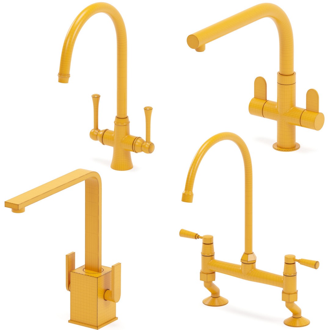 RANGEMASTER Kitchen Faucet 3D Model – Modern Design, PBR Textures - View 7