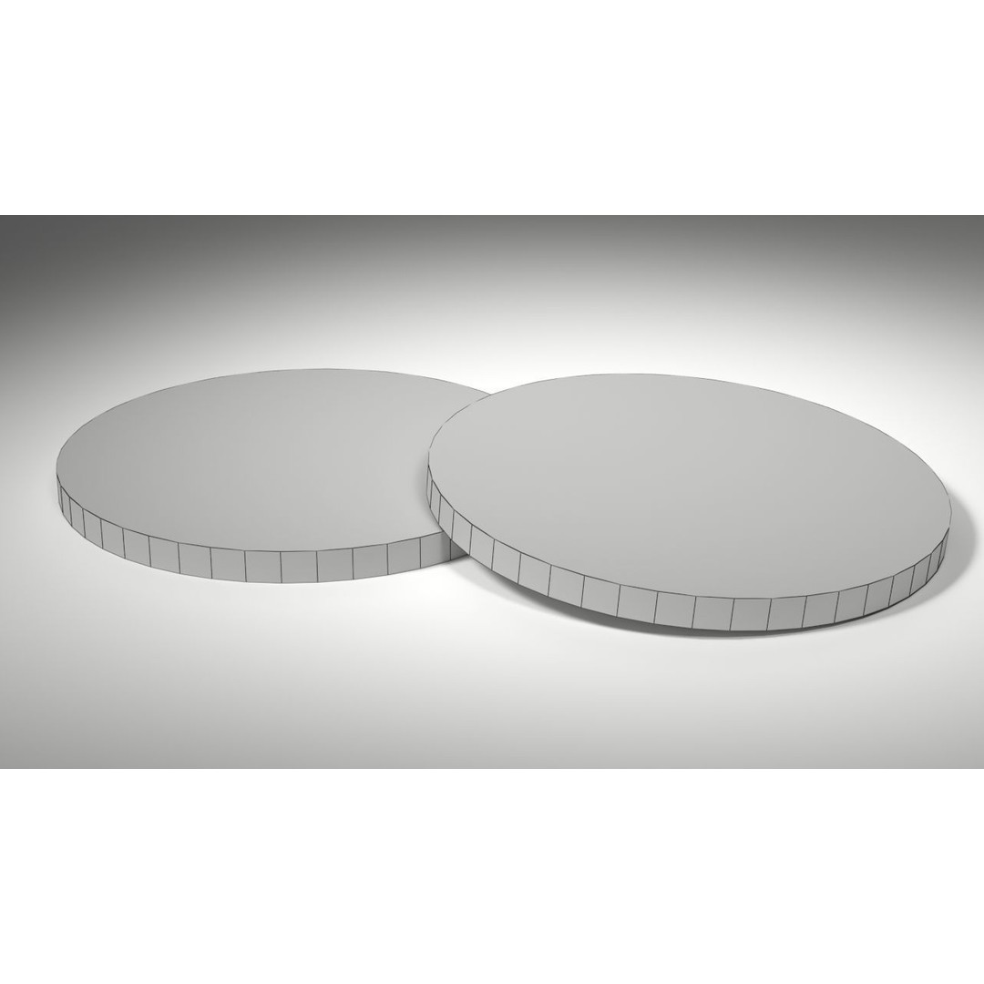 Old Shilling 3D Model – Low Poly PBR Coin Asset, FBX & OBJ - View 8