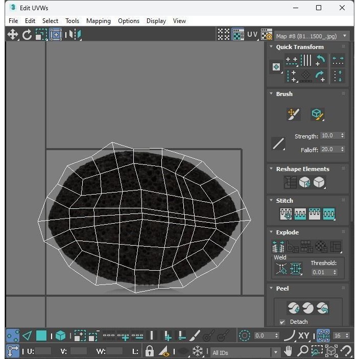 Pumice Rocks 3D Model – Textured Bath Scrubber, PBR, FBX, OBJ